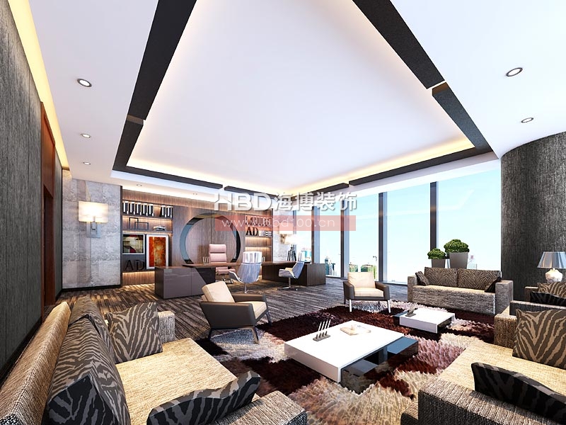 炫購網(wǎng)董事長辦公室設(shè)計