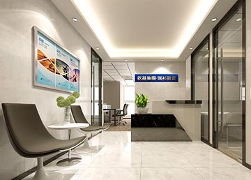 廣州乾基實業(yè)公司辦公室裝修案例