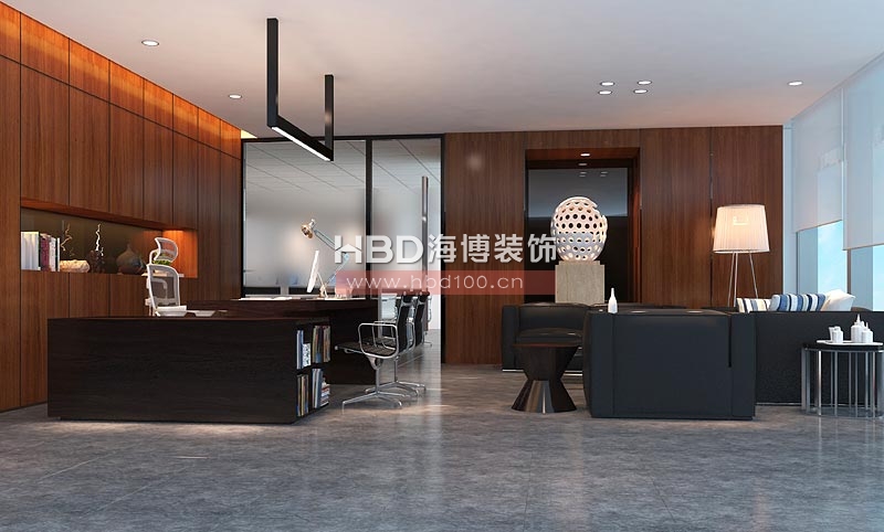 銀河粵科有限公司裝修設(shè)計(jì) 董事長室方案方案設(shè)計(jì)