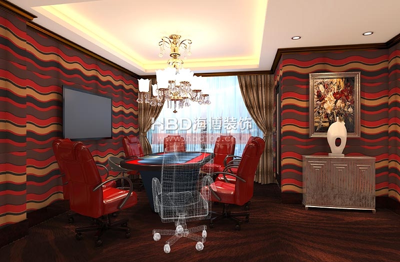 鼎盛棋牌室設(shè)計 包房設(shè)計