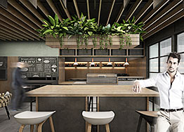 簽約廣州咖啡廳設(shè)計裝修